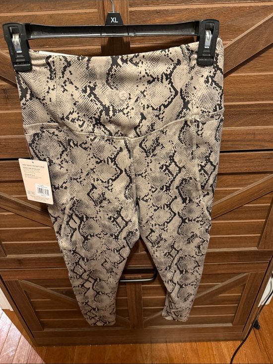 Danskin Pants - Danskin Snake-Print Leggings in Beige and Black